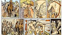 Cute Little Blonde in Sexual Bondage Comic