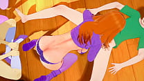 Scooby Doo – Sex, titjob, footjob, creampie and cumshots with 5 Daphne Blake clones