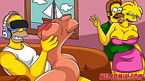 Flandis ripped the hottie’s ass! Simpsons porn toons